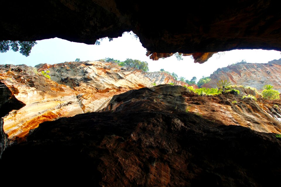 Nature structure granite