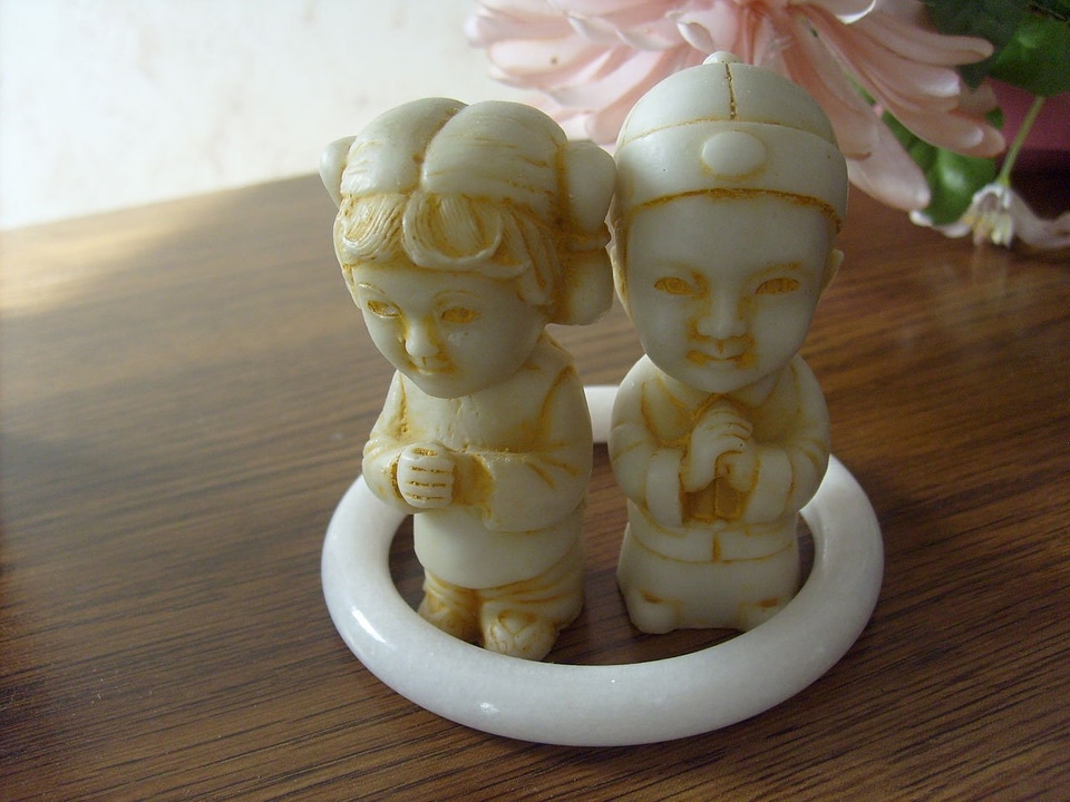 Carved figurine figure photo