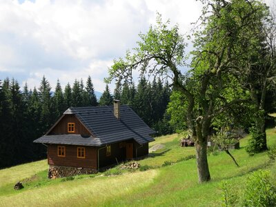 Solitude landscape meadow photo