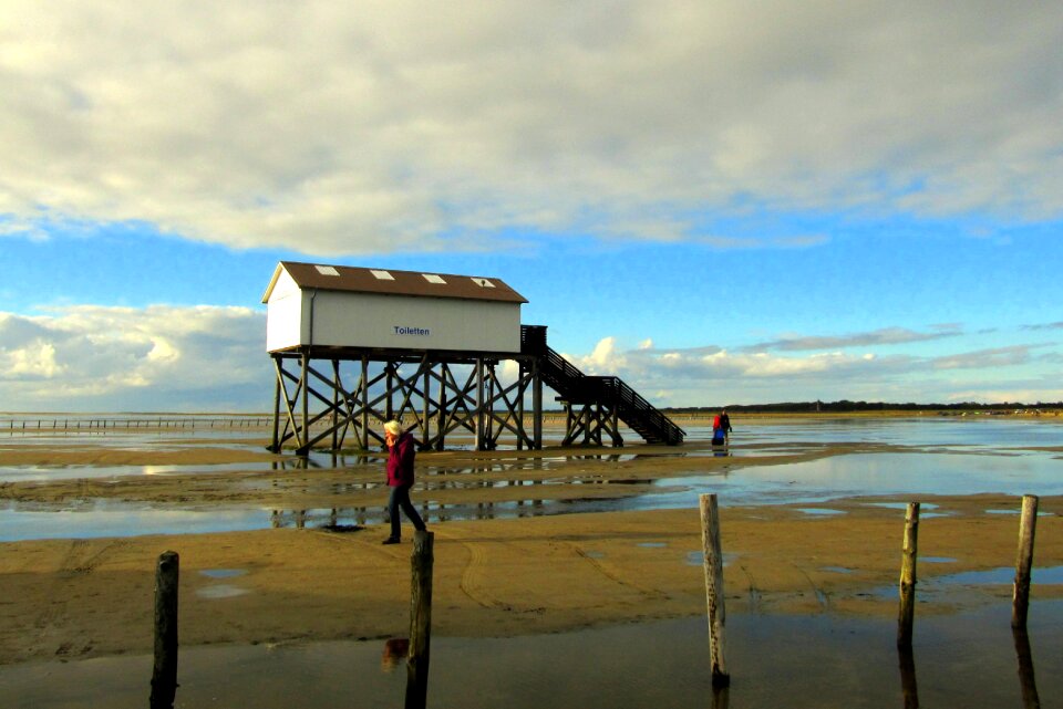 Water sea bridge coast