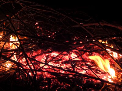 Camp fire bonfire campfire photo