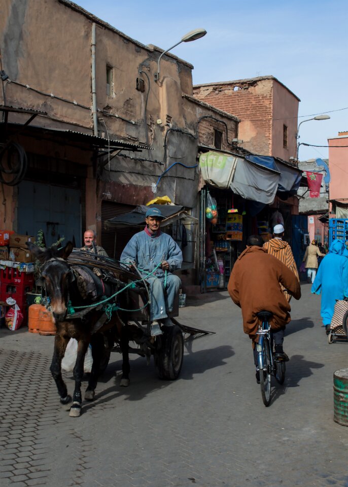 Street markets trading