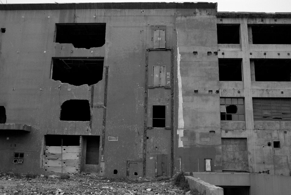 The ruins building old buildings