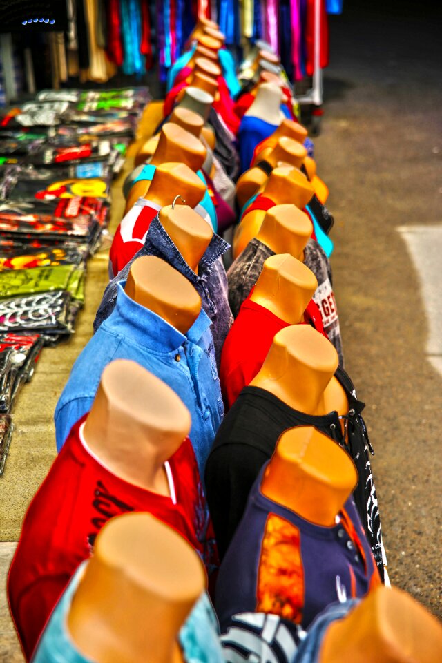 Shop market clothing