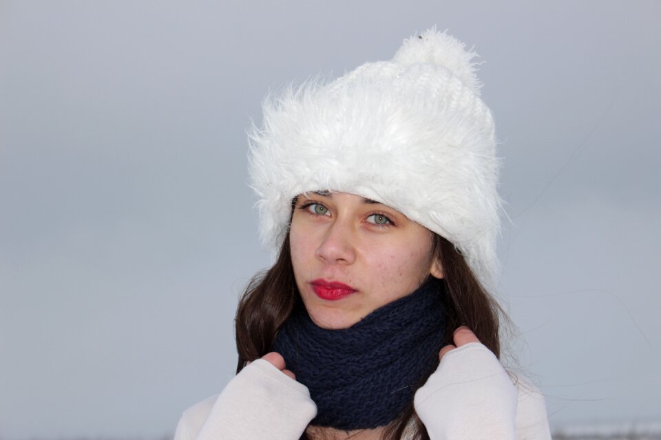 Portrait smile winter
