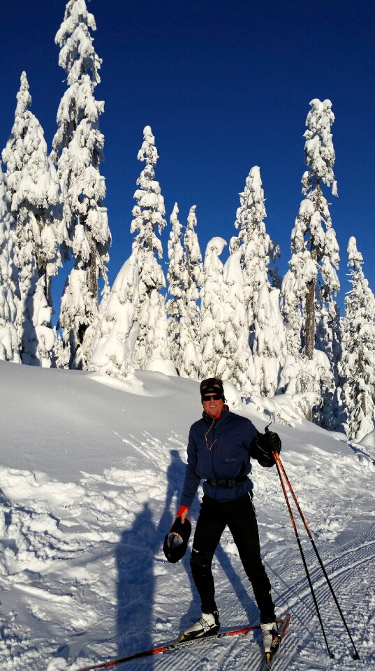 Skiing activity trail