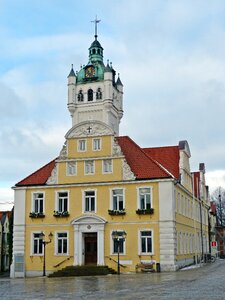 Old house historic town hall facade photo