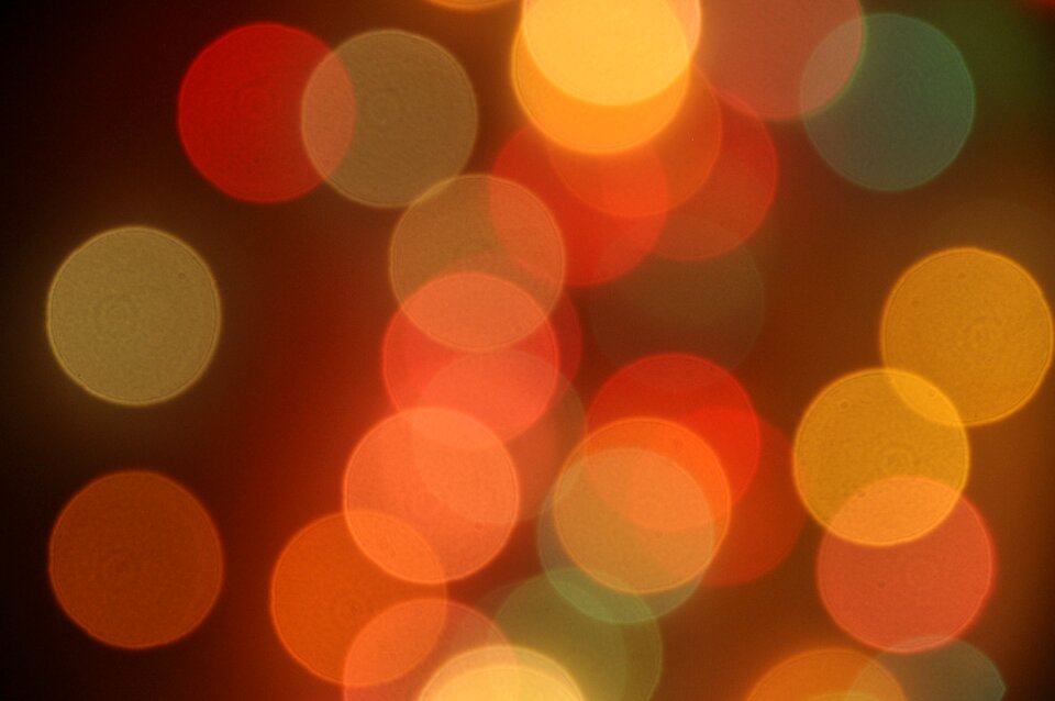 Brown circle brown bokeh