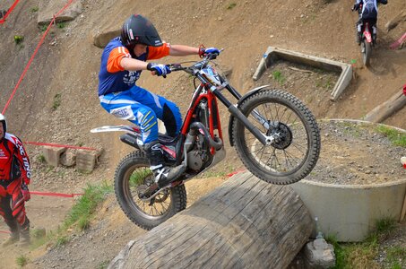 Motorcycle motorsport vehicle