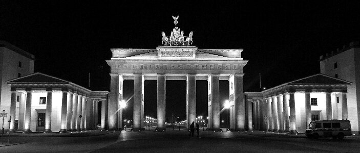Brandenburg gate landmark quadriga