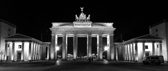 Brandenburg gate landmark quadriga photo