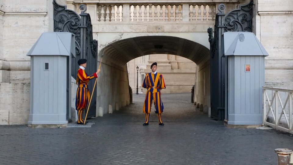 Swiss guard soldier