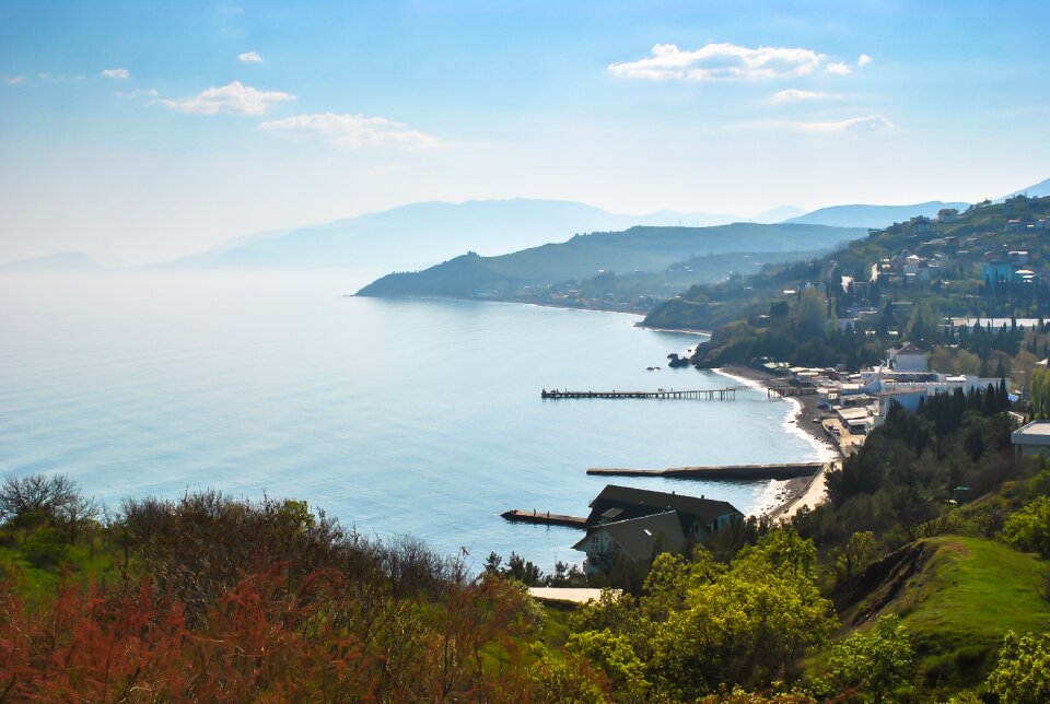 Black sea malorechenskoye mountains