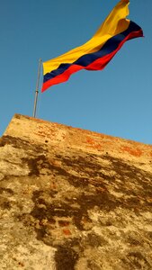 Flag colombia country photo