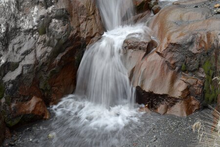 Water cold rocks photo