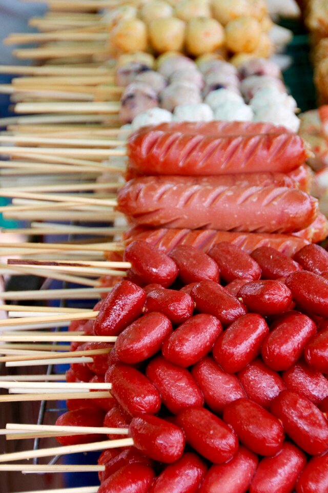 Bratwurst grill heat