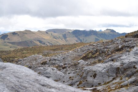 Stones landscape trail