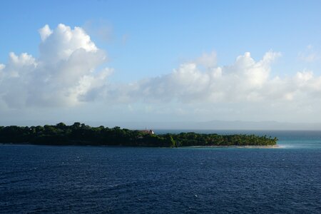 Overseas island sea