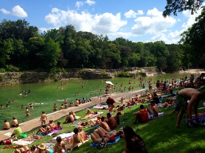 River water pool