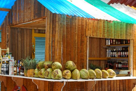 Coco loco caribbean drink