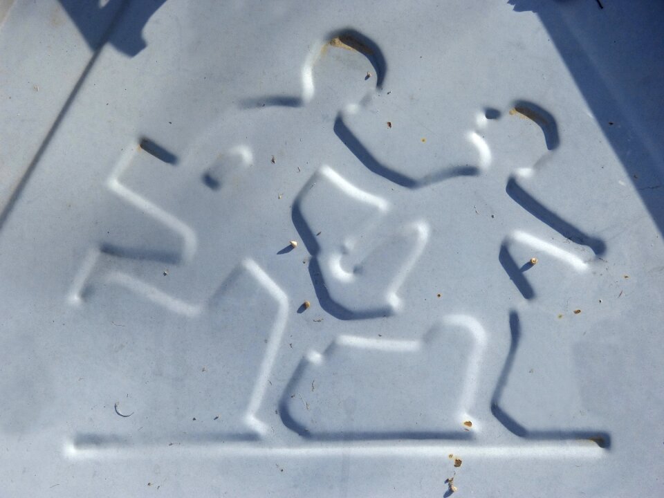 Back relief grey