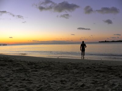 Mauritius beach beach sunset mauriutius sunset photo