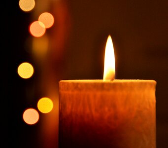Dark brown candle brown candles