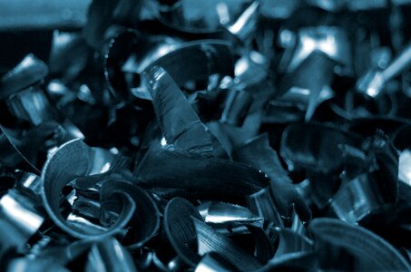 Iron industry steel chips
