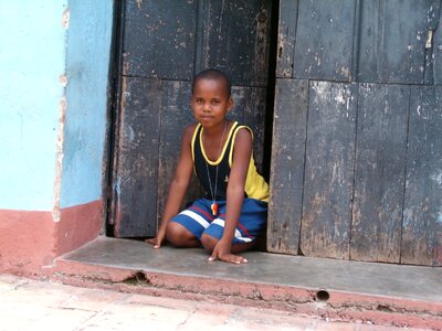 Children human skin color