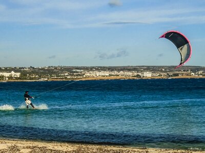 Ayia napa kitesurfing photo