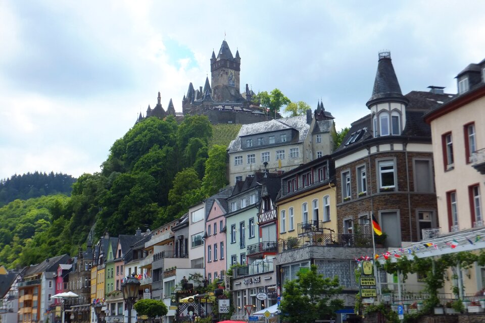 Cochem mosel castle stadtvodergrund