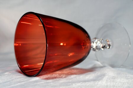 Shiny drinking glass drink
