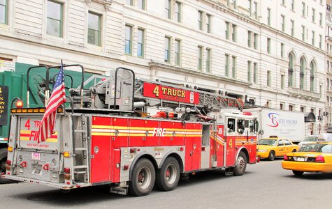 Fire truck new york new york city fire department usa