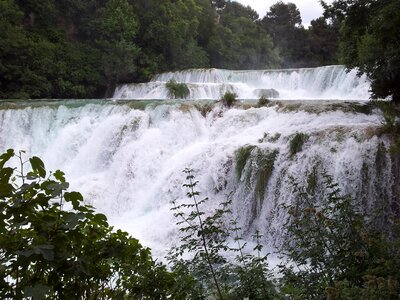 National park dalmatia waterfalls