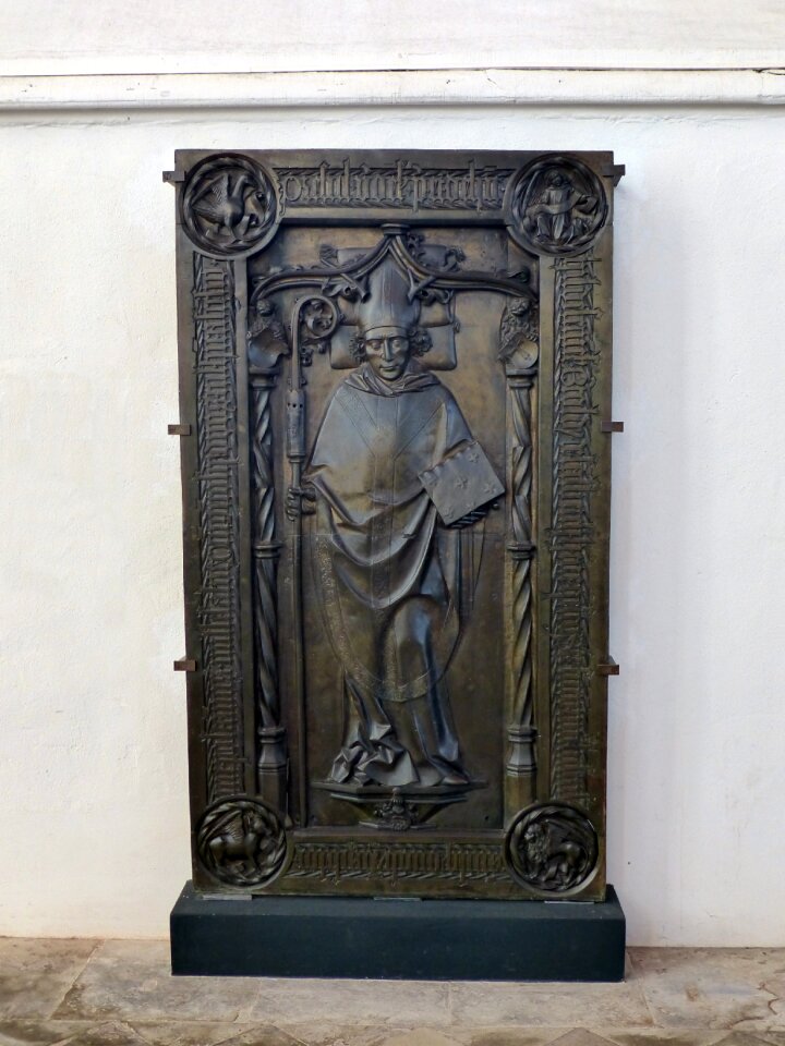 Memorial plaque historically old