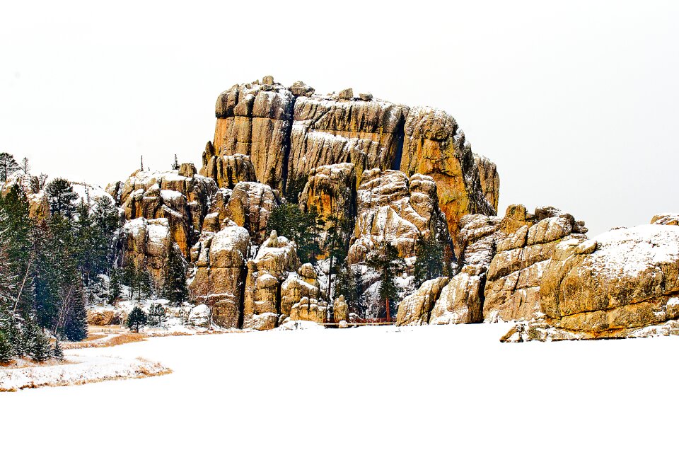 Snow mountains artistic