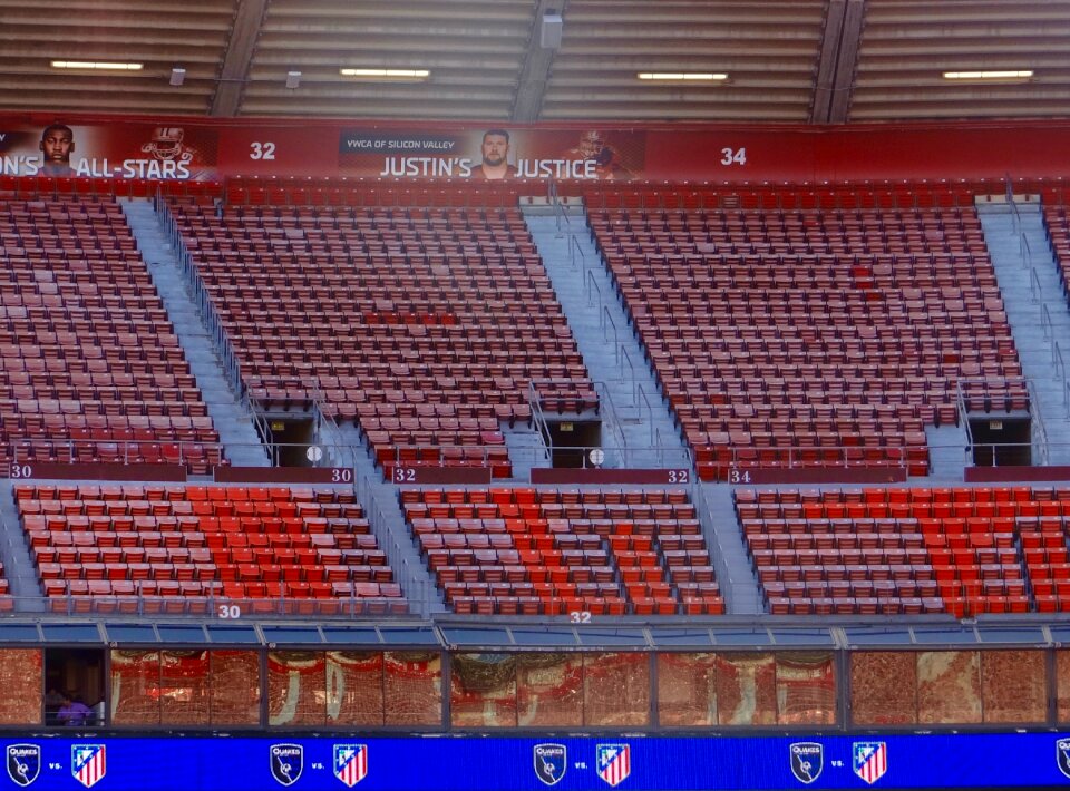 Stadium seats party
