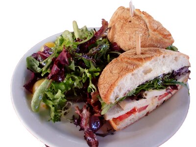 Cafe lunch salad
