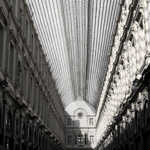 Brussels gallery black and white