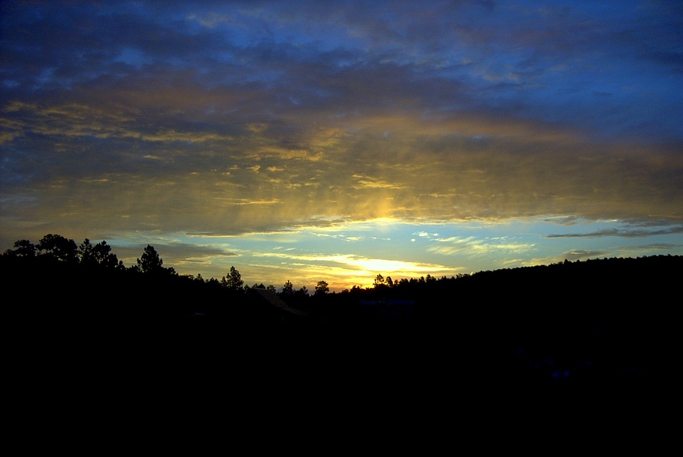 Sillhouette landscape wilderness