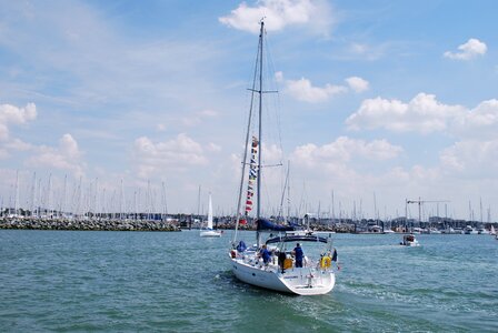 Sea blue vacation