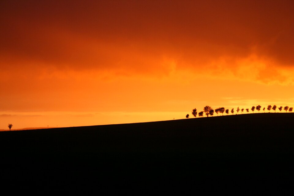 Sun abendstimmung afterglow