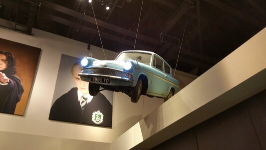 Harry potter studio flying car photo
