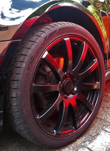 Auto detail wheel fender
