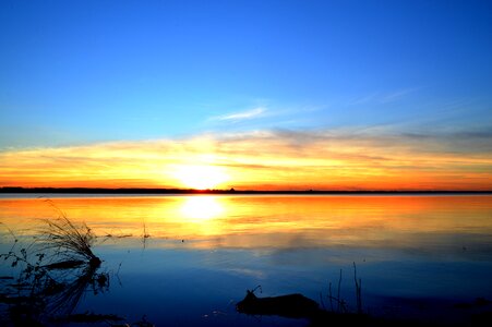 Sky evening sky river