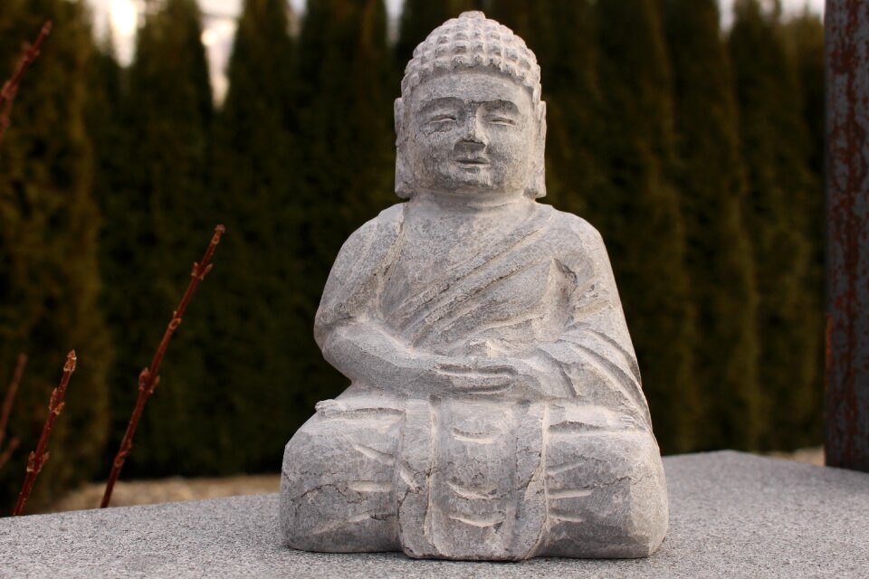 Buddha stone sculpture