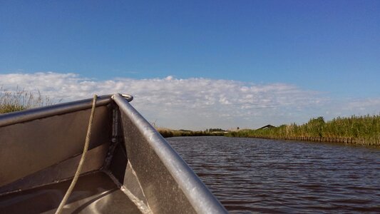 Boating blue sky spring