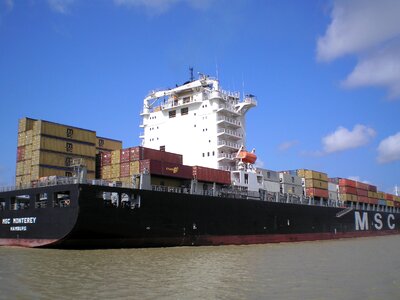 Cargo ship shipping vessel photo