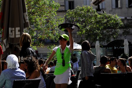 Green restaurant summer