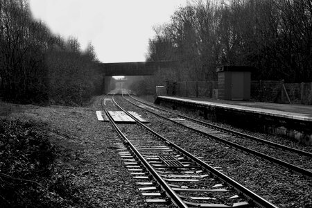 Rail transportation track photo